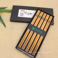 Anhui EVEN Eco Friendly Carbonated Bamboo Reusable Chopsticks With Custom Custom Logo Printed